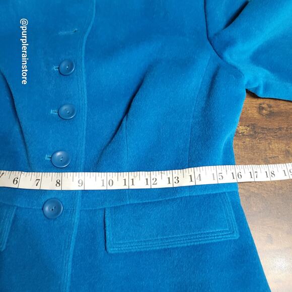 Chadwicks Cashmere Wool Blend Blazer Size 6 P Pockets Preppy Quiet Luxury NWOT - Picture 7 of 11